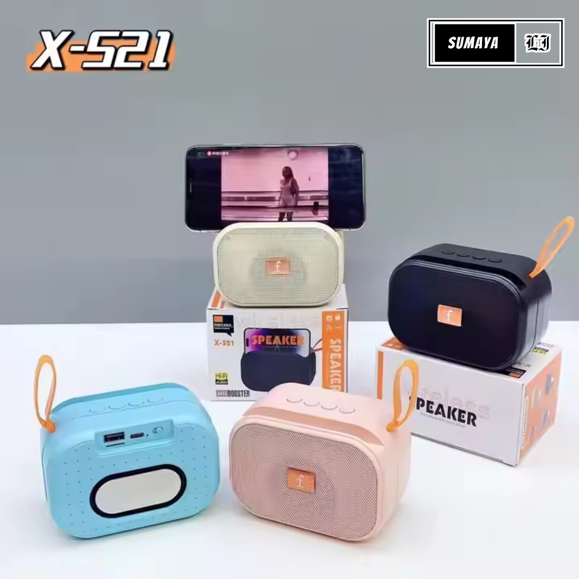 X-521 Hi-Fi Audio Extra Bass Speaker