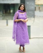 Elegant Kota Cotton Batik Printed Ready-Made Three Piece