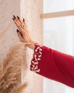 Elegant Red Embroidered Kurti Set – Stylish & Comfortable Outfit - Image 7